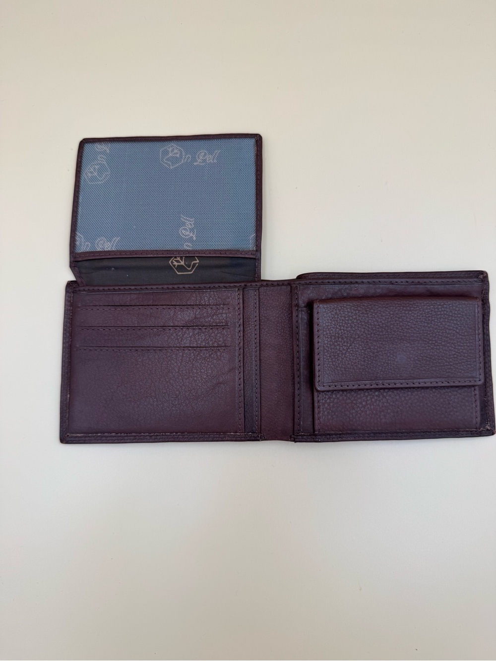 Valentina In Pell Genuine Leather Bifold Brown Wallet Coin Pocket - Picture 8 of 9